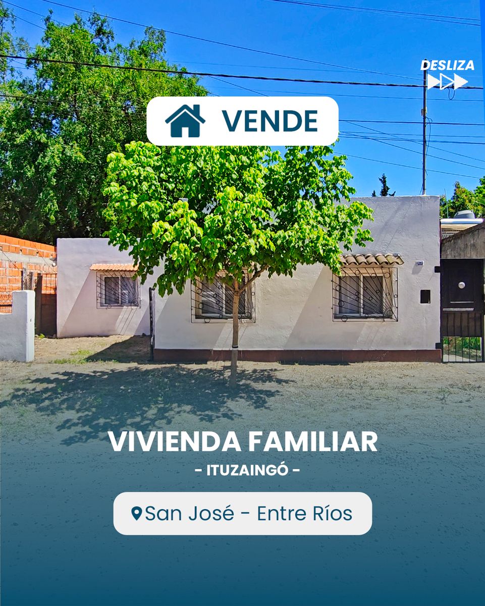 Vivienda en venta en San José sobre calle Ituzaingó