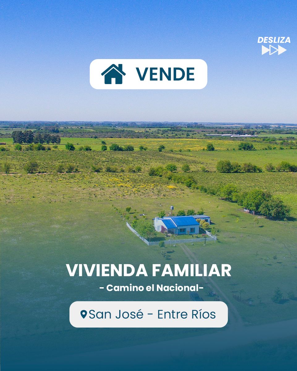 Vivienda familiar en venta en San José - Camino al Nacional