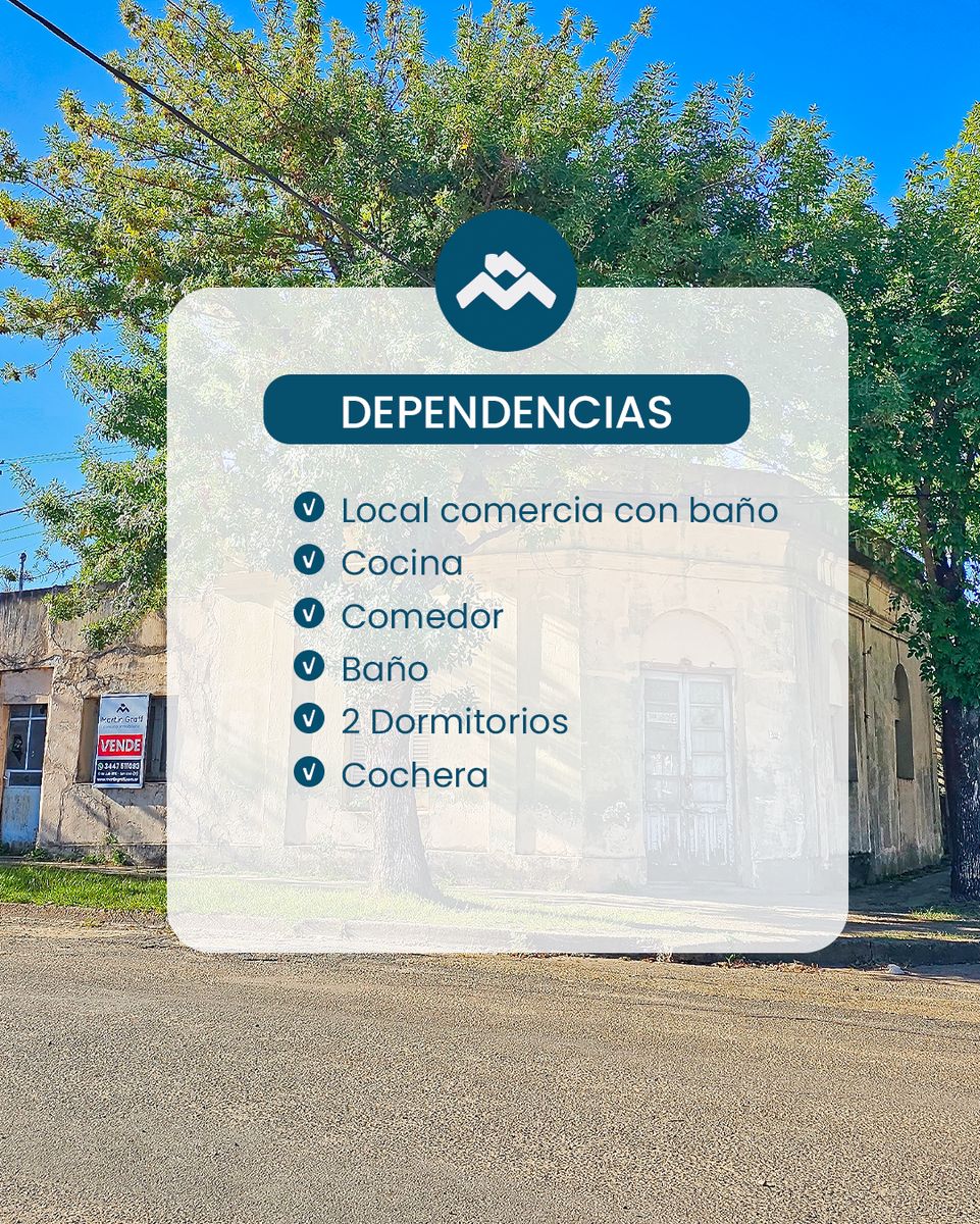 Casa en venta en esquina tradicional de San José - Entre Ríos — foto 2