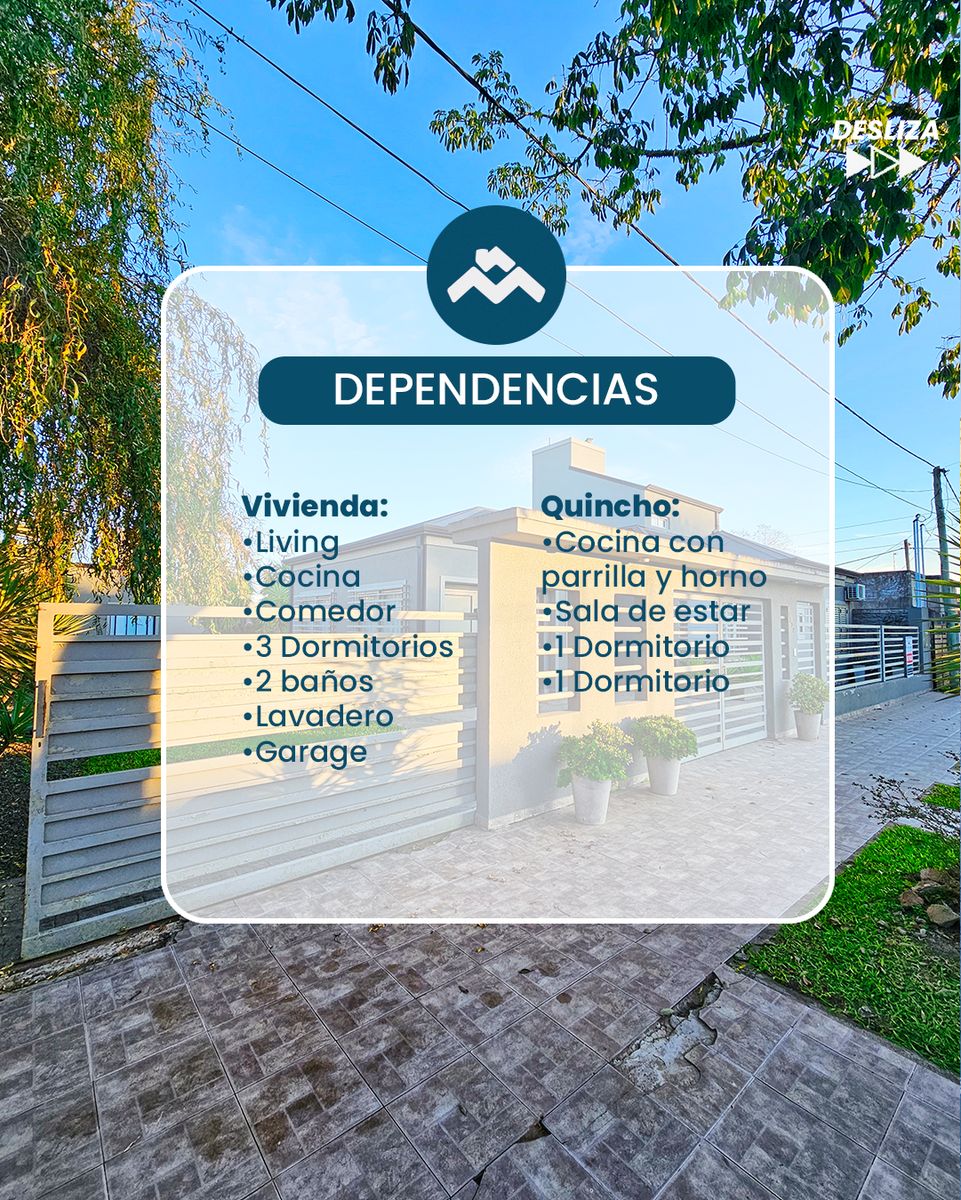 Casa en venta en San José con quincho independiente y pileta - 2