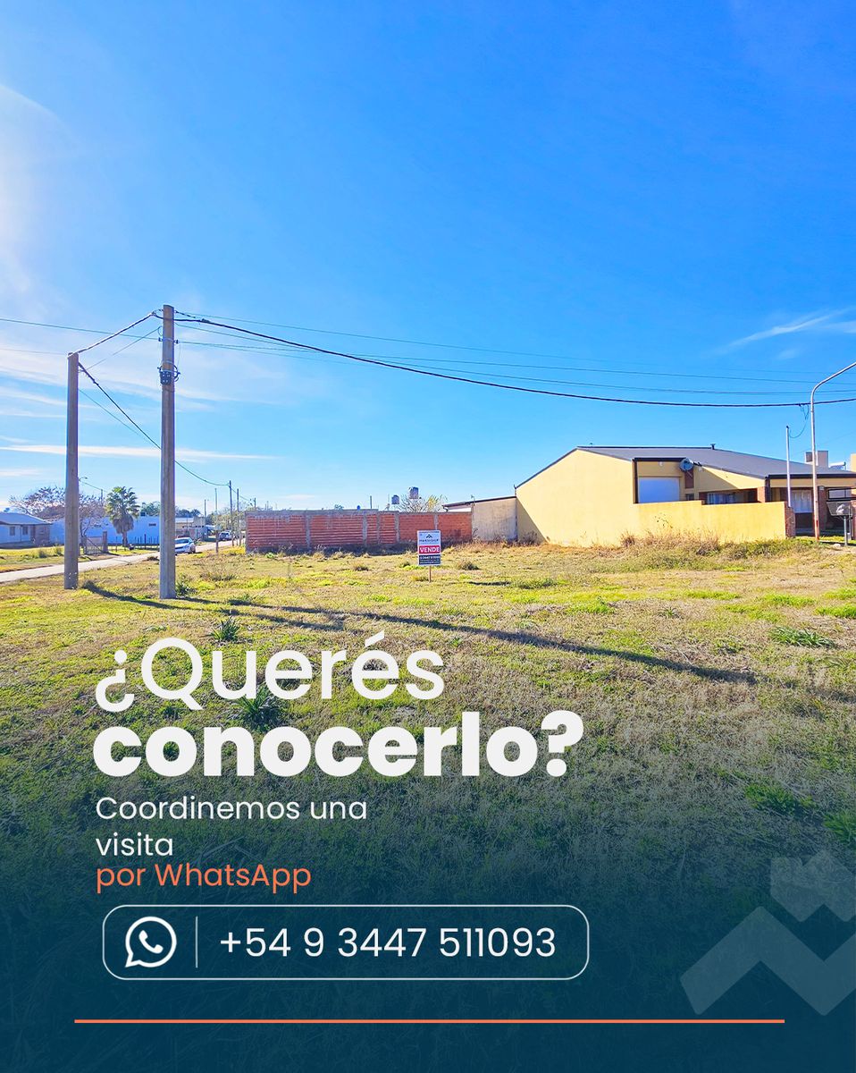 Lote en esquina en San José | 11,15 x 22,42 m - 5