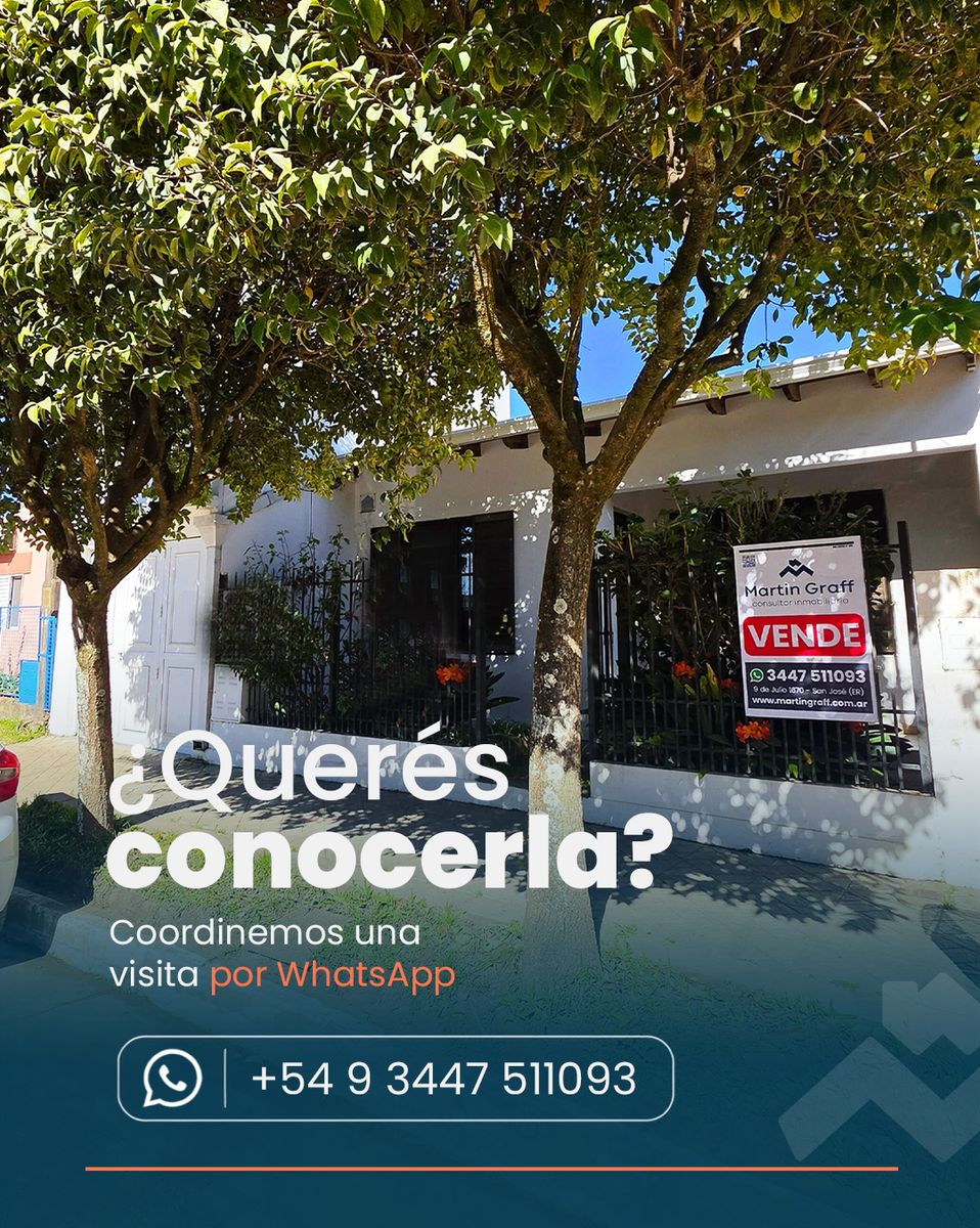 Casa céntrica apta crédito en San José | 4 dormitorios - 10
