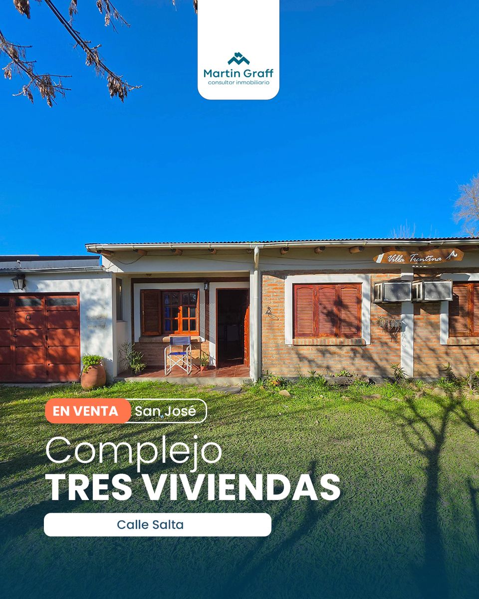 Complejo de 3 viviendas en San José para renta - 1