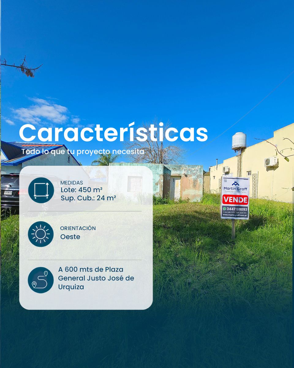Lote de 450 m² en San José cerca del centro - 2