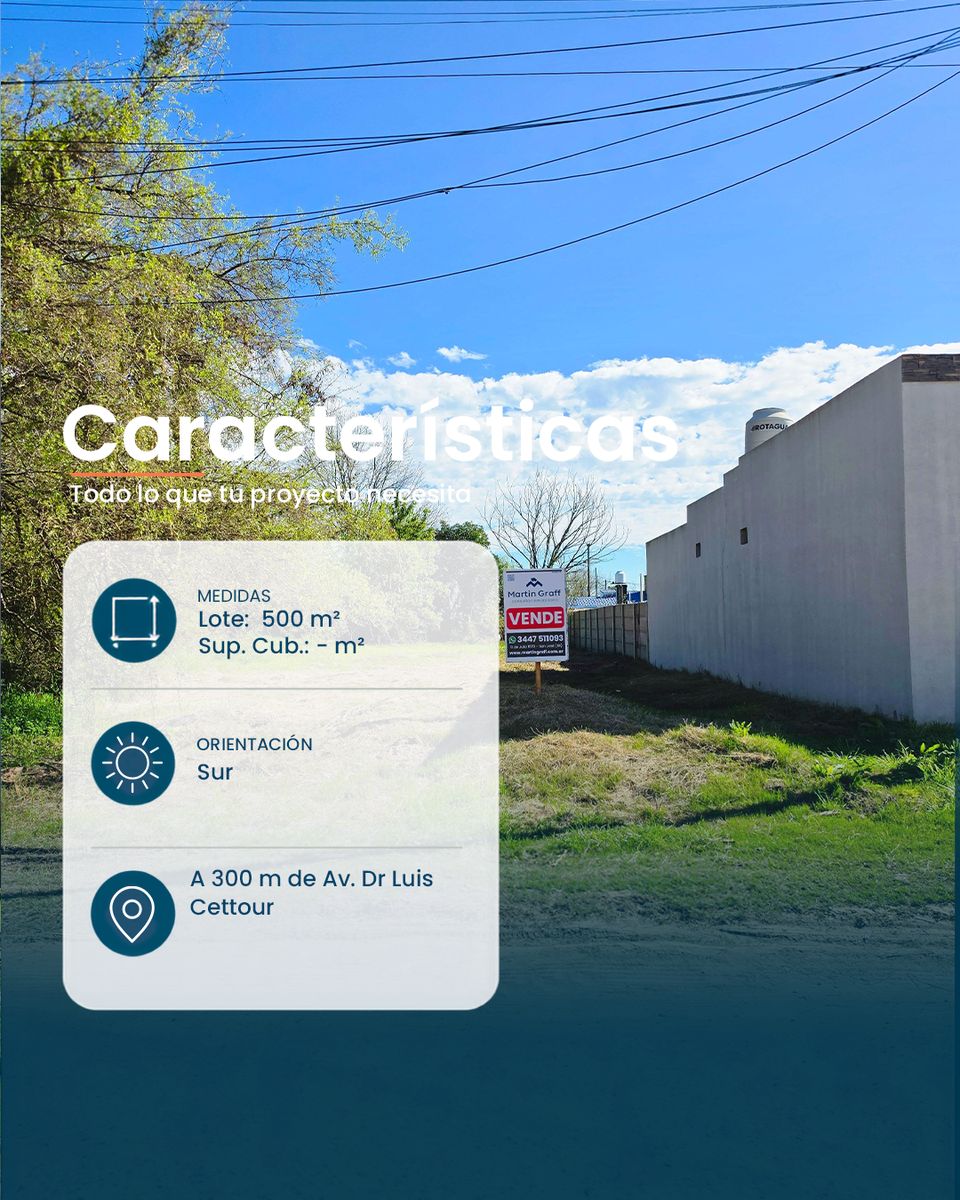 Lote de 500 m² en San José | Calle 9 de Julio - 2