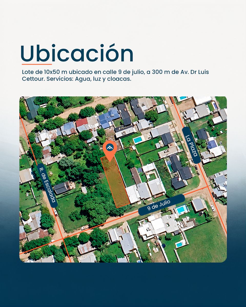Lote de 500 m² en San José | Calle 9 de Julio - 5