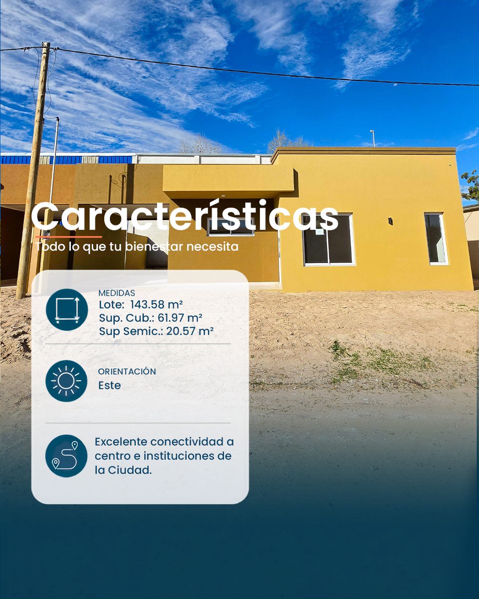 Casa a estrenar de 2 dormitorios en Celia Pellenc - San José - 2