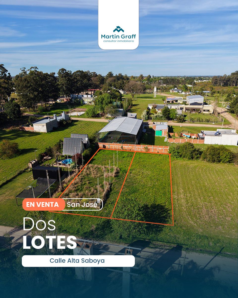 Dos lotes de 675 m² en Alta Saboya - San José - 1