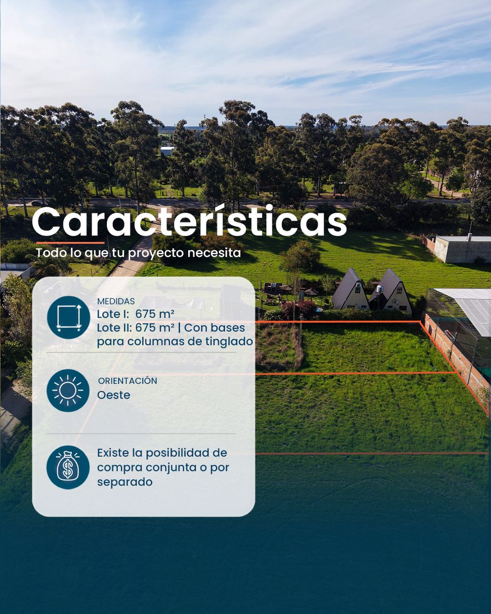 Dos lotes de 675 m² en Alta Saboya - San José - 2