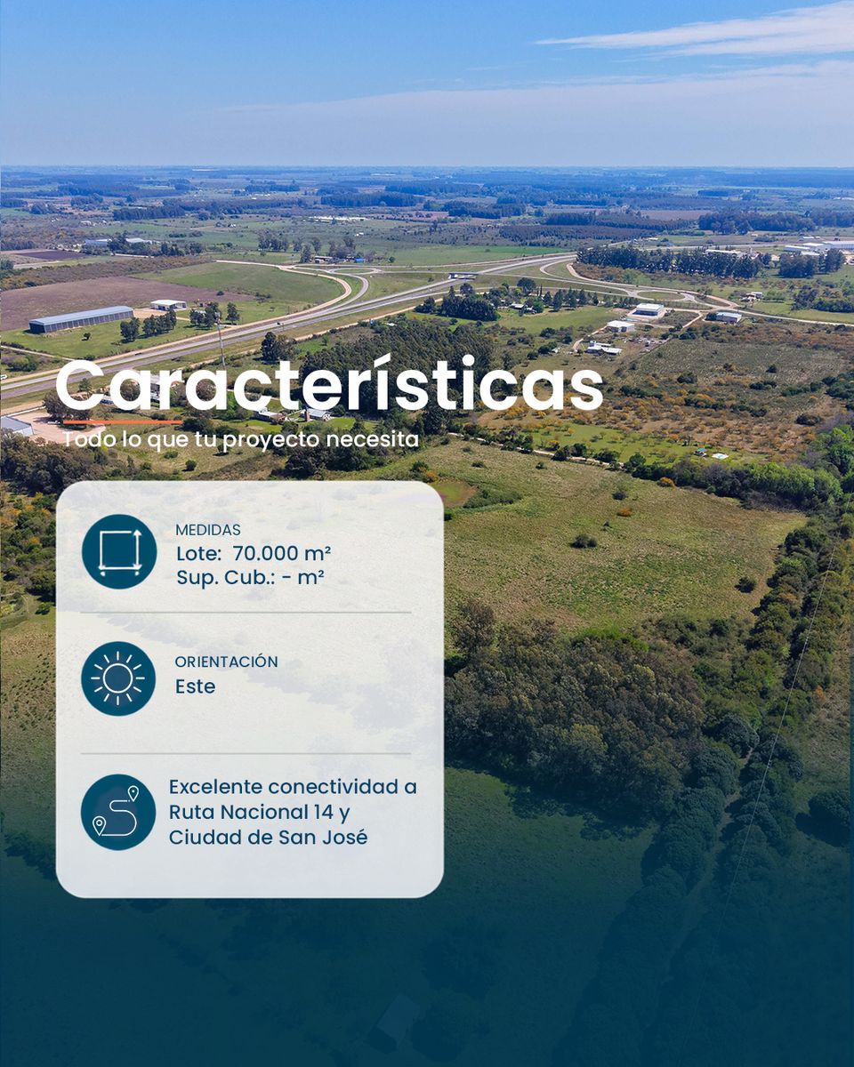 Fracción de 6,64 hectáreas cerca de Ruta 14 - San José - 2
