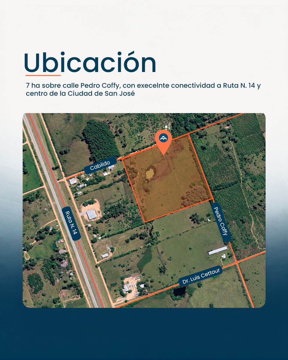 Fracción de 6,64 hectáreas cerca de Ruta 14 - San José - 3