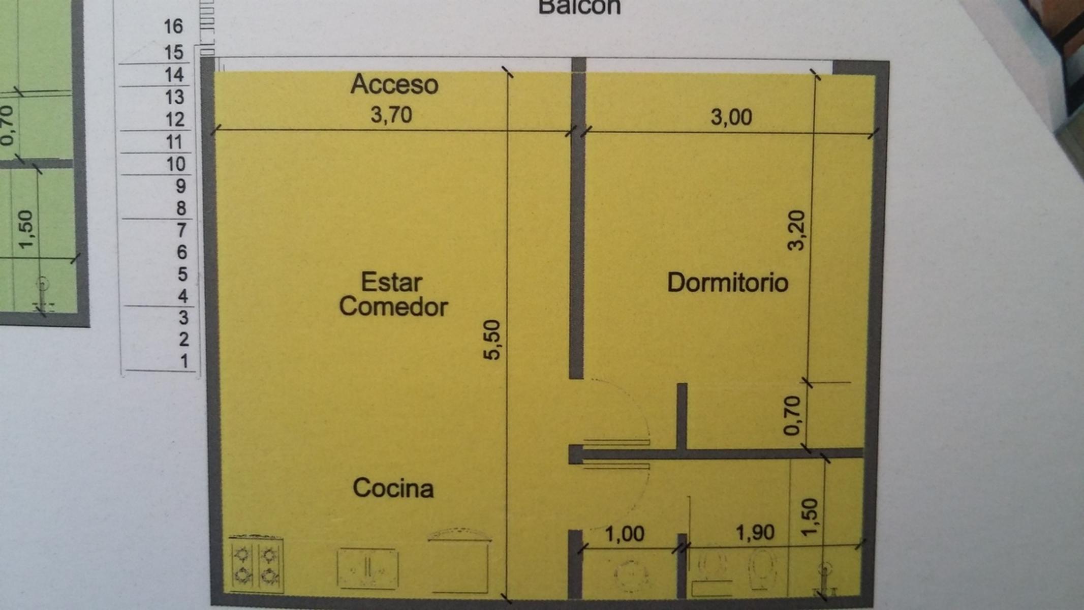 COMPLEJO BELGRANO-DEPARTAMENTO DOS AMBIENTES Y DUPLEX.-CATEGORIA. — foto 6