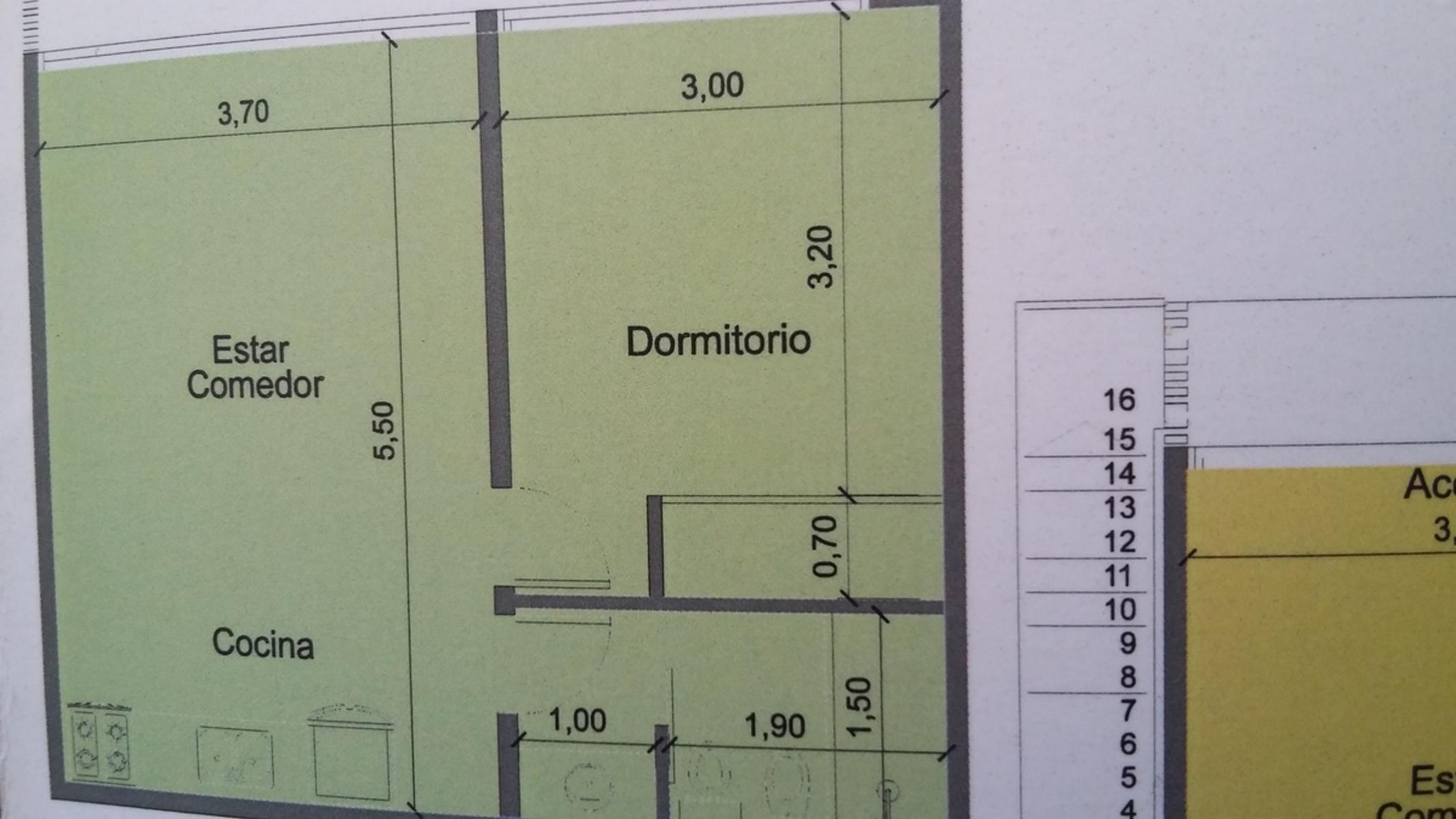 COMPLEJO BELGRANO-DEPARTAMENTO DOS AMBIENTES Y DUPLEX.-CATEGORIA. — foto 7