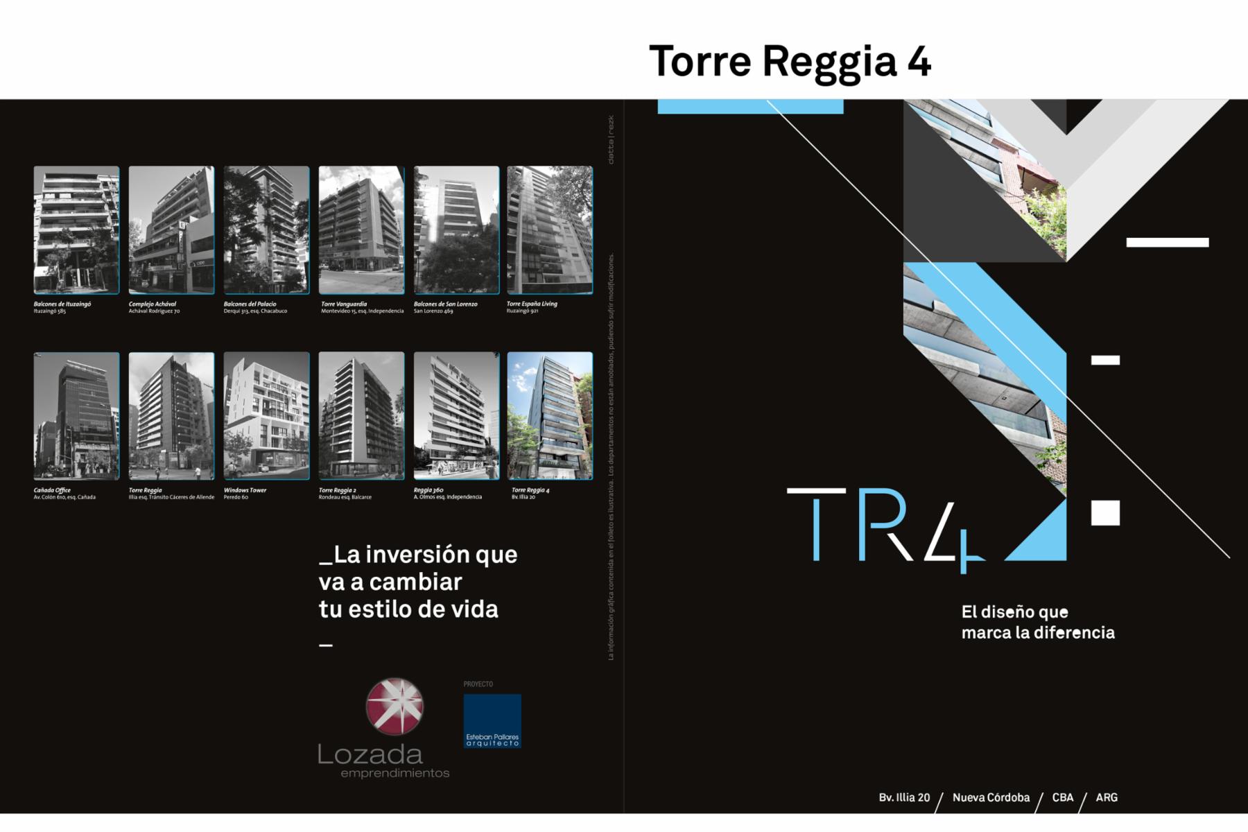 DEPARTAMENTOS DOS DORMITORIOS, EN VENTA, NUEVA CORDOBA, TORRE REGGIA 4, EN CONSTRUCCIÓN