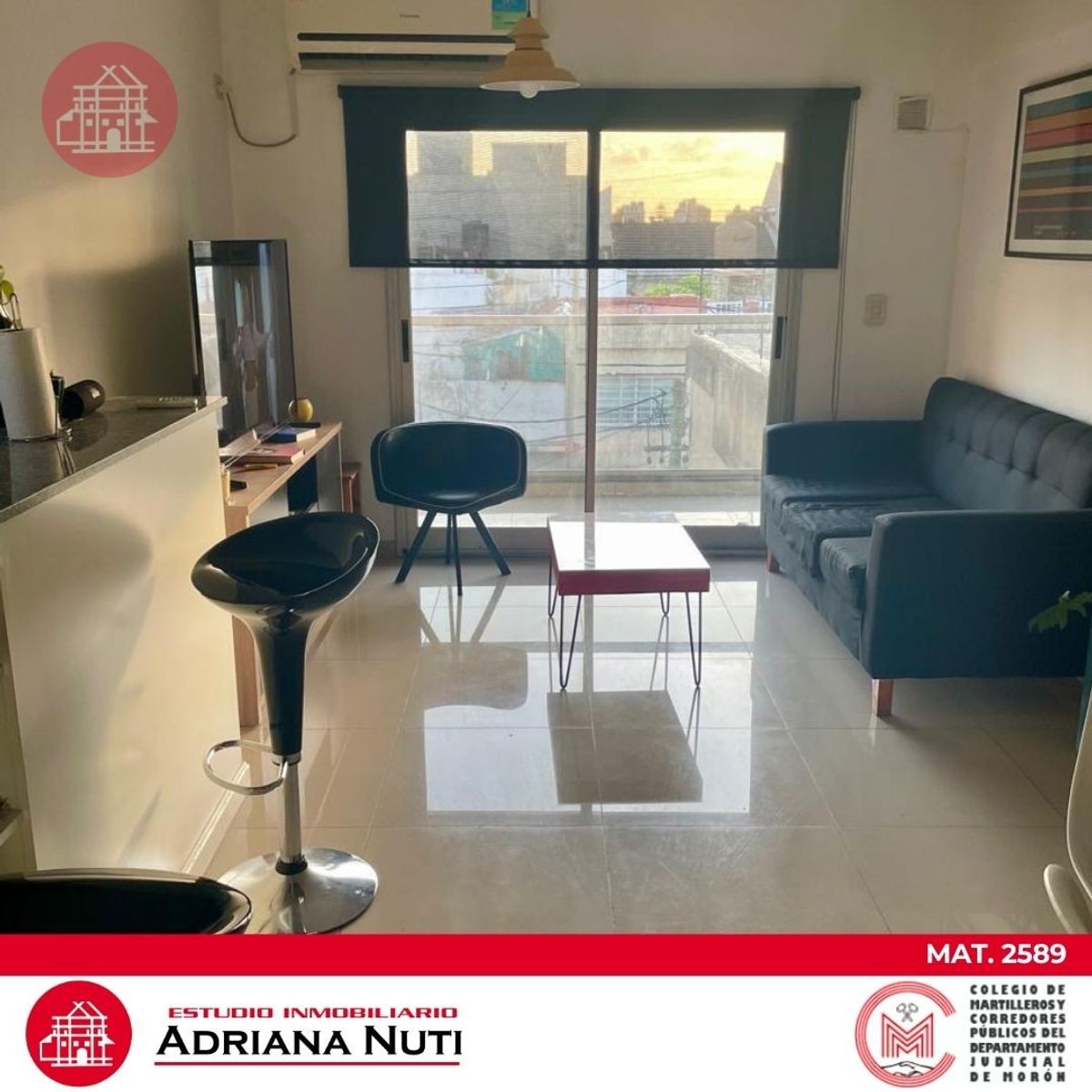 Departamento 3 ambientes con cochera y terraza