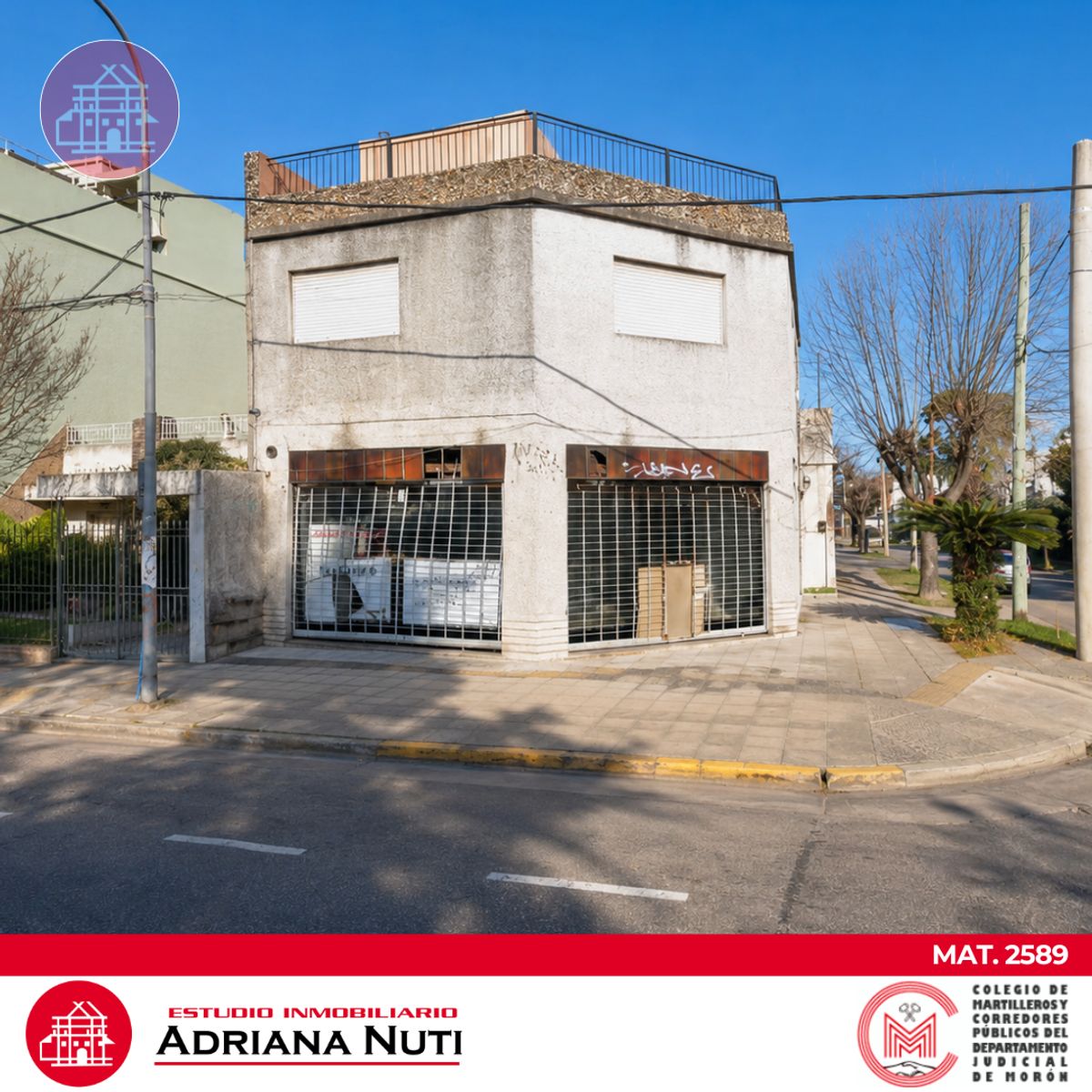 Propiedad de uso mixto en esquina - Haedo - 2