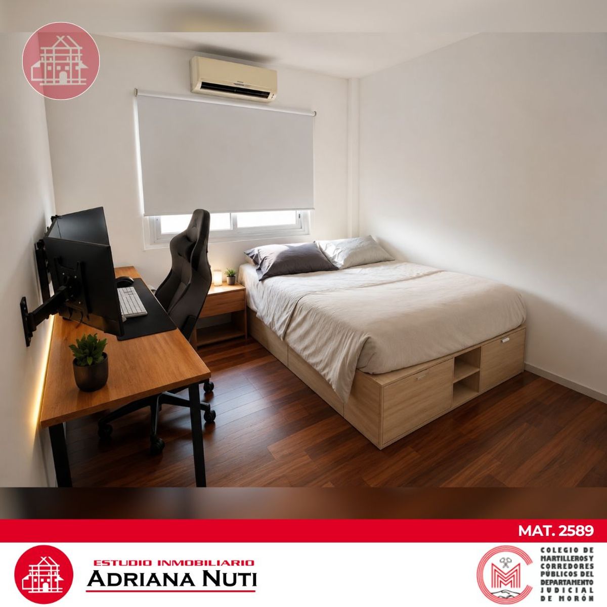 Departamento en planta baja de 2 ambientes con cochera - 4