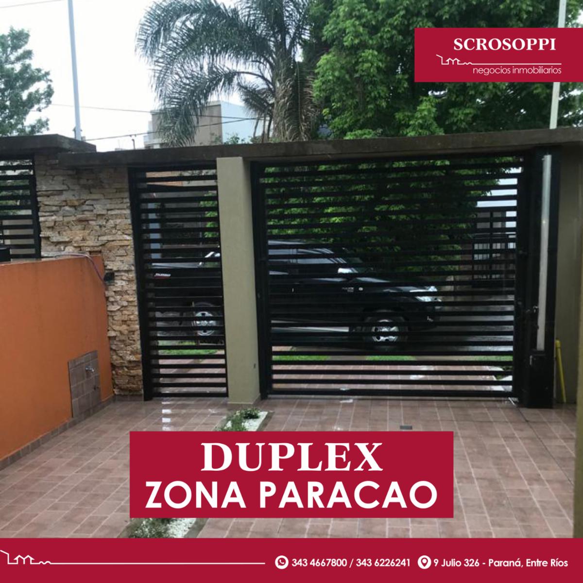 Dúplex en Zona Paracao a estrenar