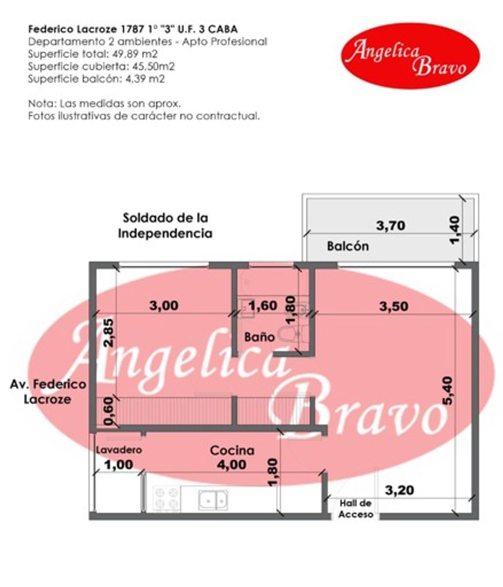 Palermo 2 Ambientes APTO CONSULTORIOS - OFICINAS PROFESIONALES - VIVIENDA - 46