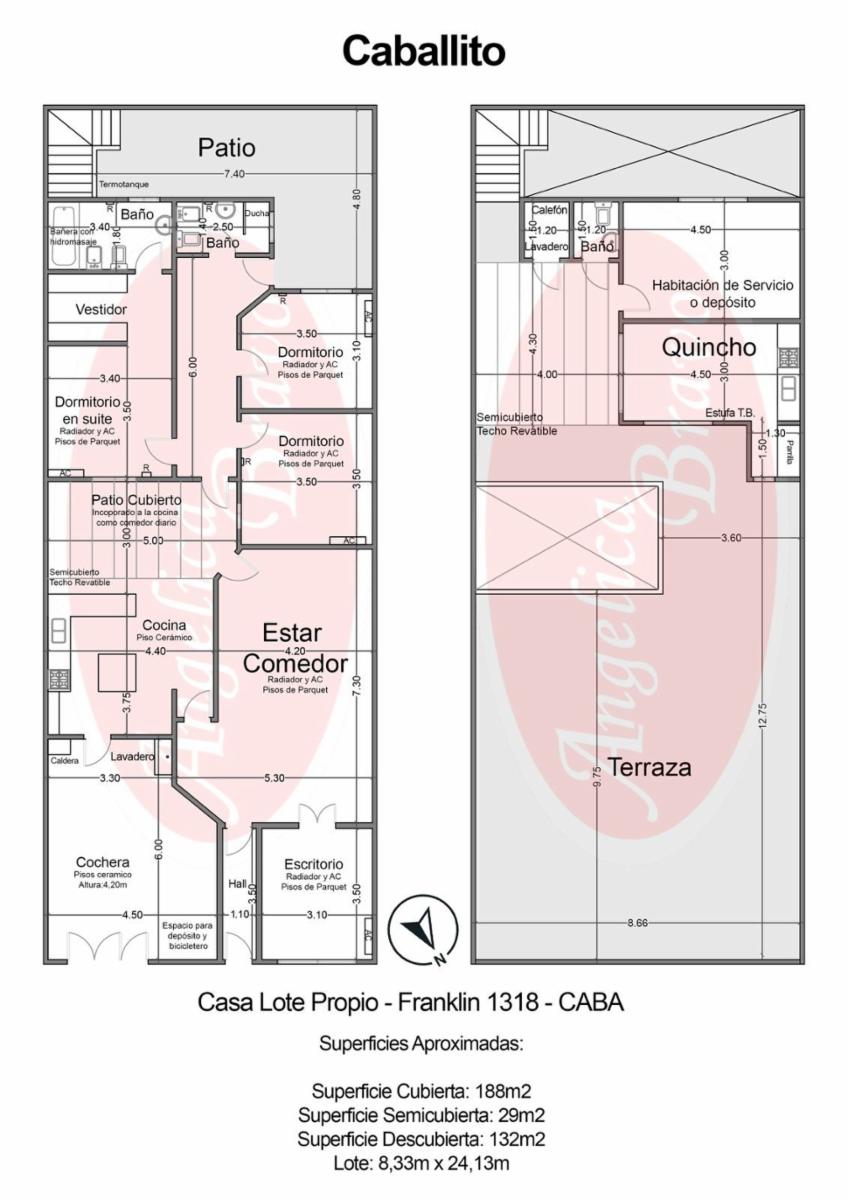 Caballito Casa 6 ambientes con cochera