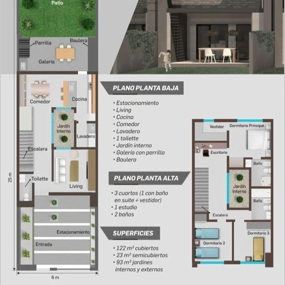 Duplex 3 Dormitorios Moderno y Funcional Proxima entrega Mayo 2023
