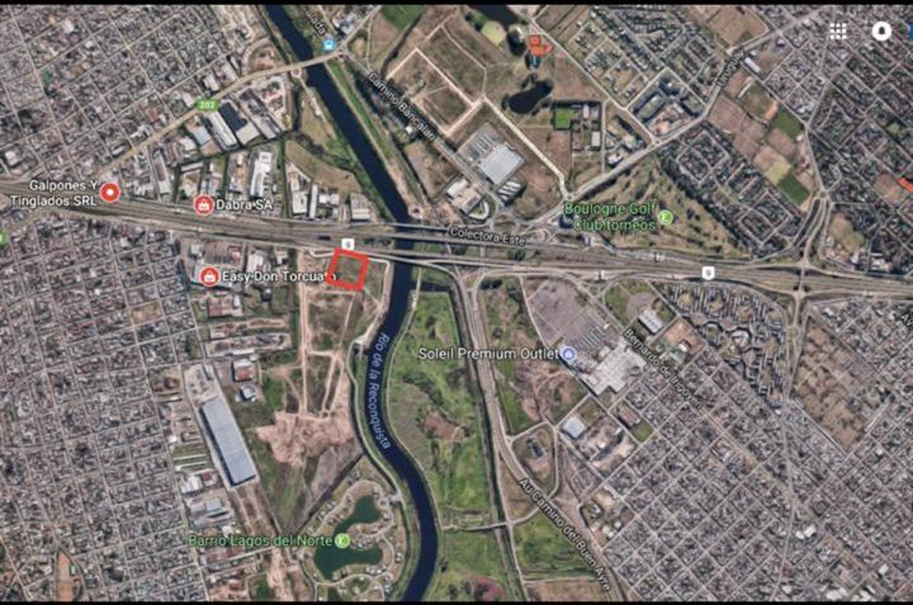 LOTE DE 18000 M2 SOBRE COLECTORA OESTE DE PANAMERICANA