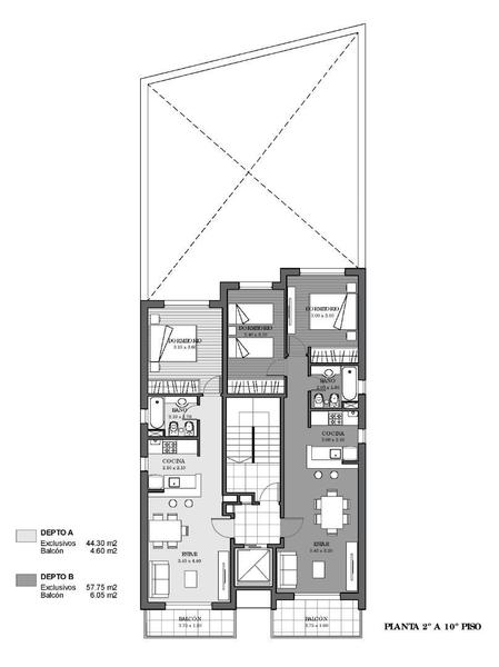 Departamento en Venta en Rosario - Av Pellegrini 2632 - 7