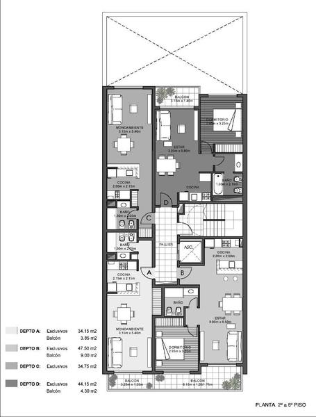Departamento en Venta en Rosario - Zeballos 2278 - 7