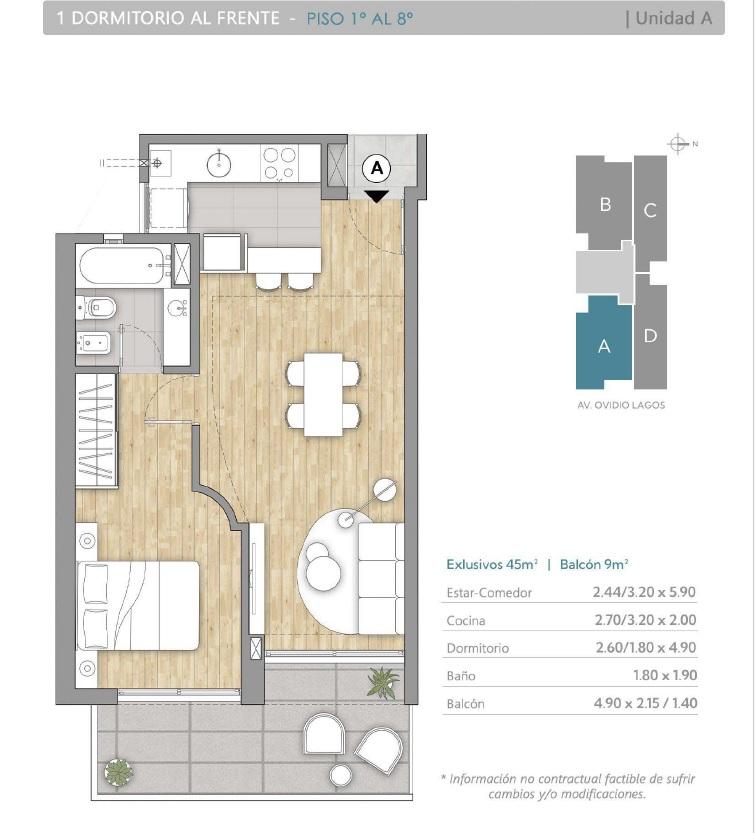 Departamento en Venta en Rosario - Lagos al 1100 - 5