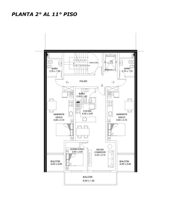 Departamento en Venta en Rosario - Av. Francia al 800 - 5