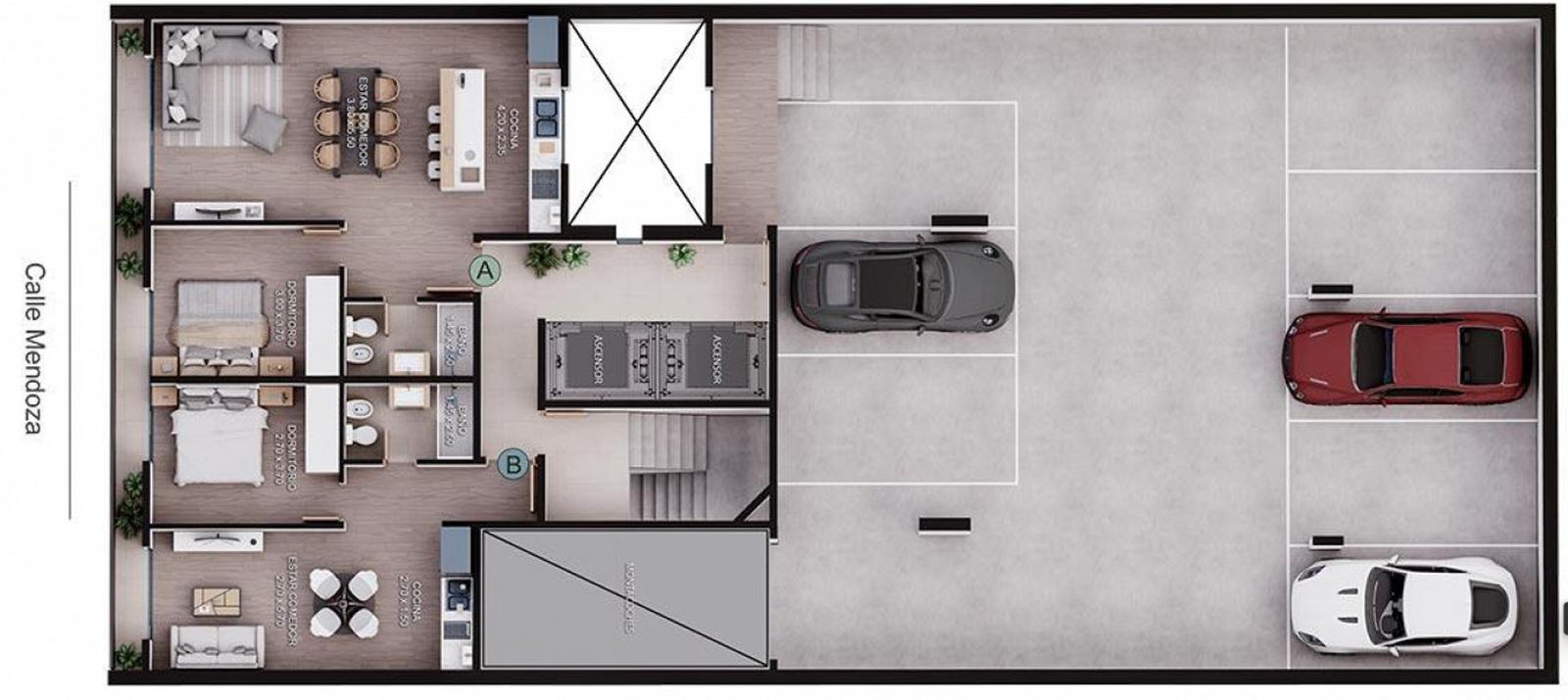 Departamento en Venta en Rosario - Mendoza al 800 - 17