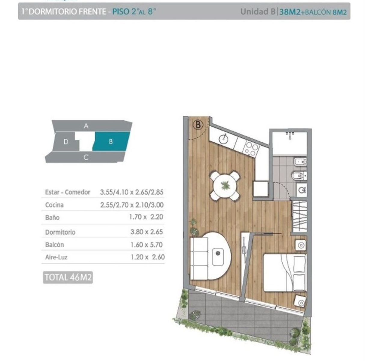 Venta Departamento un dormitorio frente a estrenar, Rosario — foto 11