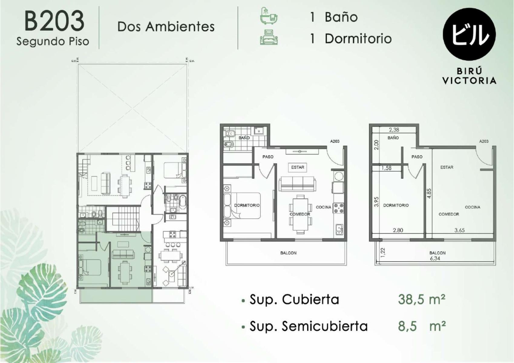 DTOS A ESTRENAR EN BARRIO MARINA DE 1-2 Y 3 AMBIENTES CON COCHERAS OPCIONALES — foto 2