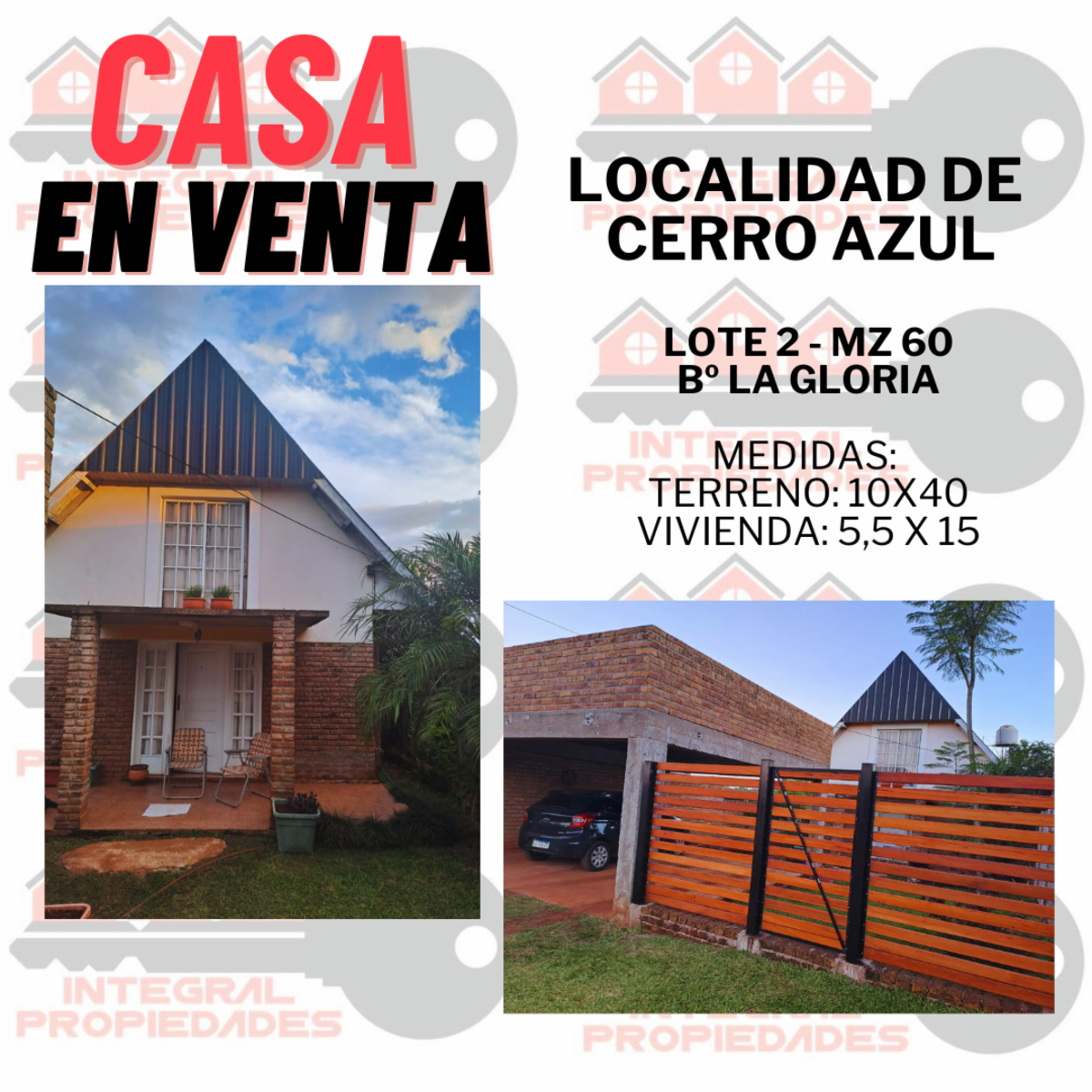 LOTE 2 - MZ 60 - Bª LA GLORIA - CERRO AZUL - 2