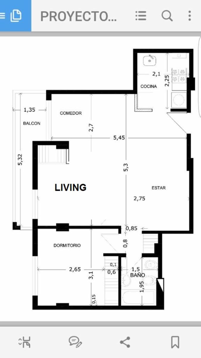 Enorme departamento 60 mts2,un dormitorio, inmenso Living , comodo ,Luminoso,acogedor , todos los condimentos para un excelente departamento u$$ 90000 con Boleto — foto 10