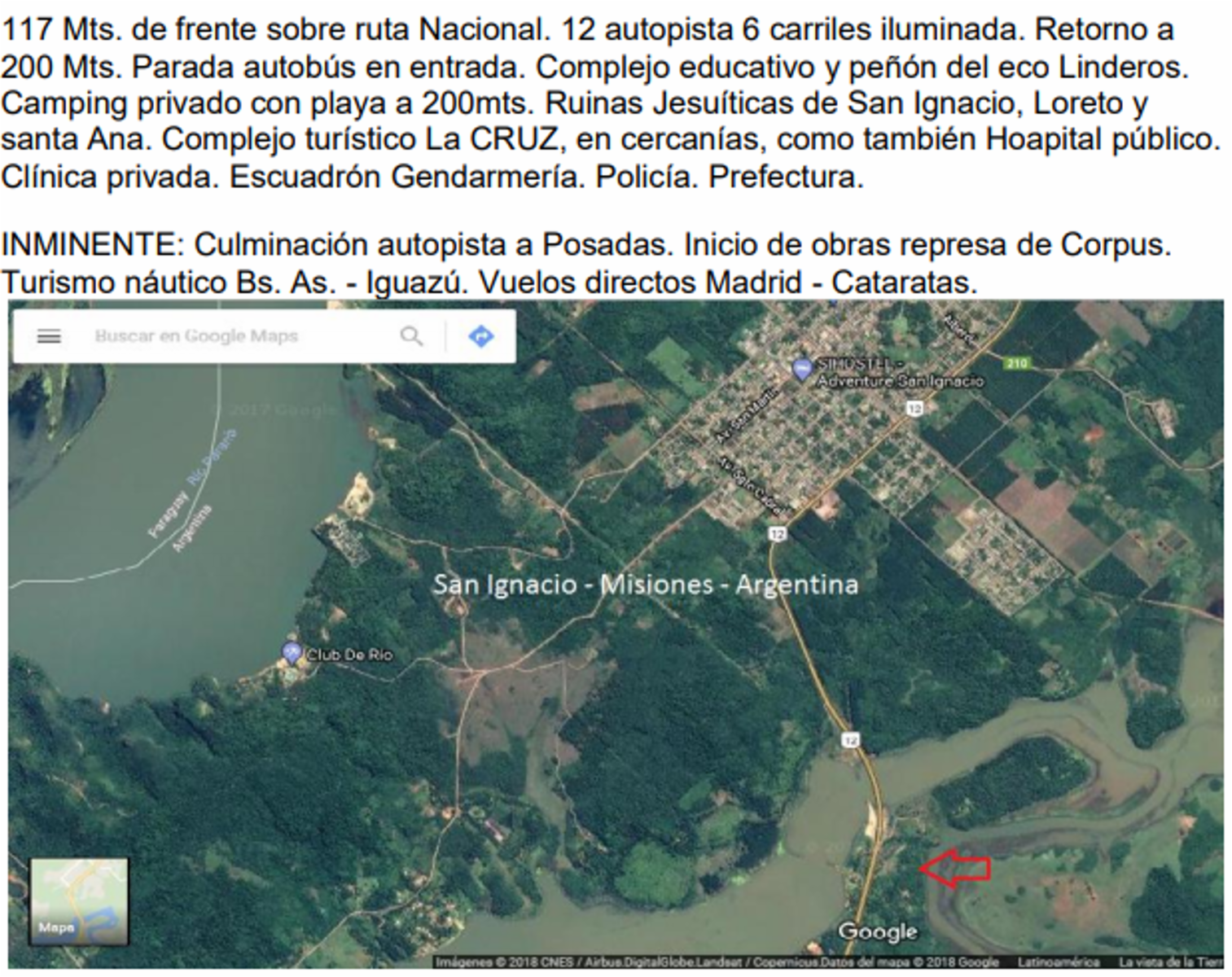 EXCELENTE PROPIEDAD DE 7 HECTÁREAS SOBRE RÍO EN LORETO, DEPARTAMENTO CANDELARIA PCIA. DE MISIONES - 8
