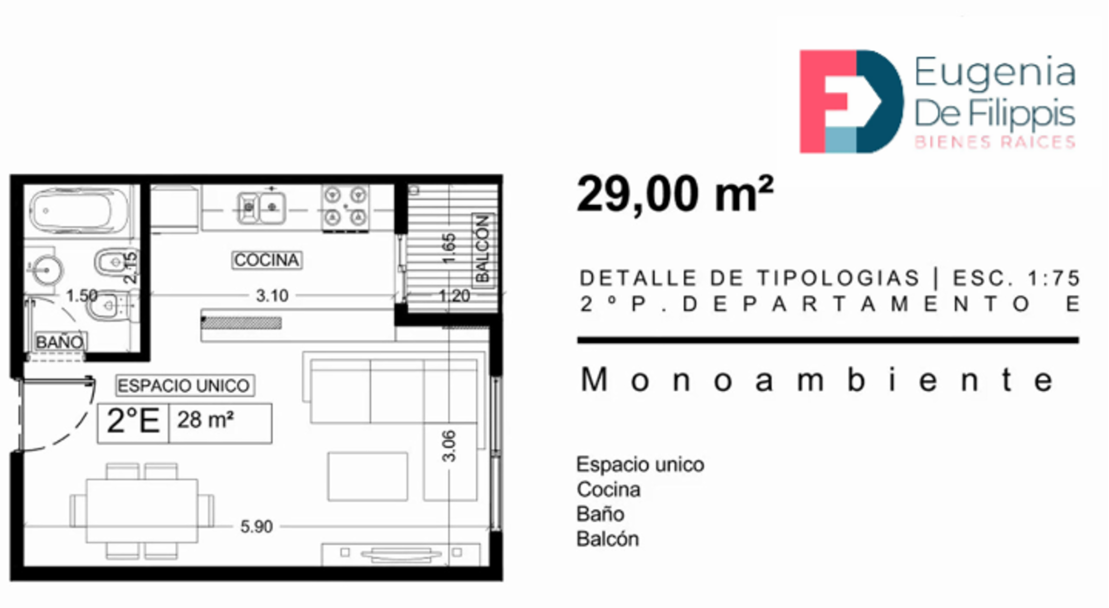 MONOAMBIENTE + COCHERA - EDIFICIO GARDENIAS. ITUZAINGO — foto 8