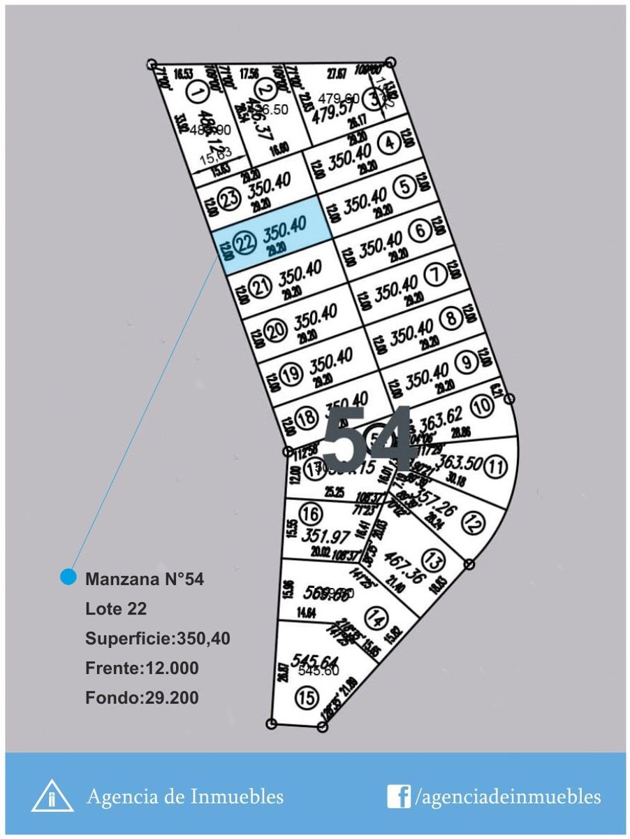 VENDE: Lote en Primera Etapa de Barrio Tejas 4 /350 m2 / Cancelado — foto 14