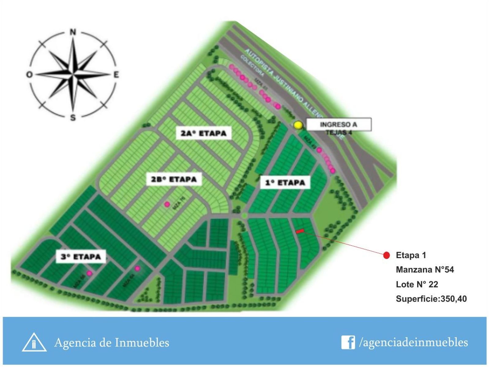 VENDE: Lote en Primera Etapa de Barrio Tejas 4 /350 m2 / Cancelado — foto 15