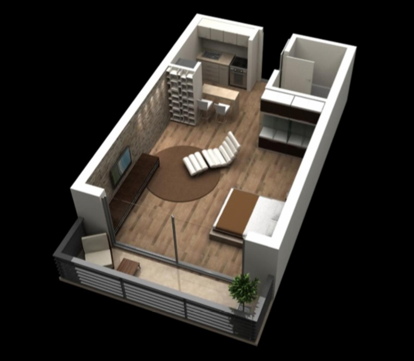 Excelente departamento en Almagro de 1 ambiente con cochera (opcional). — foto 6