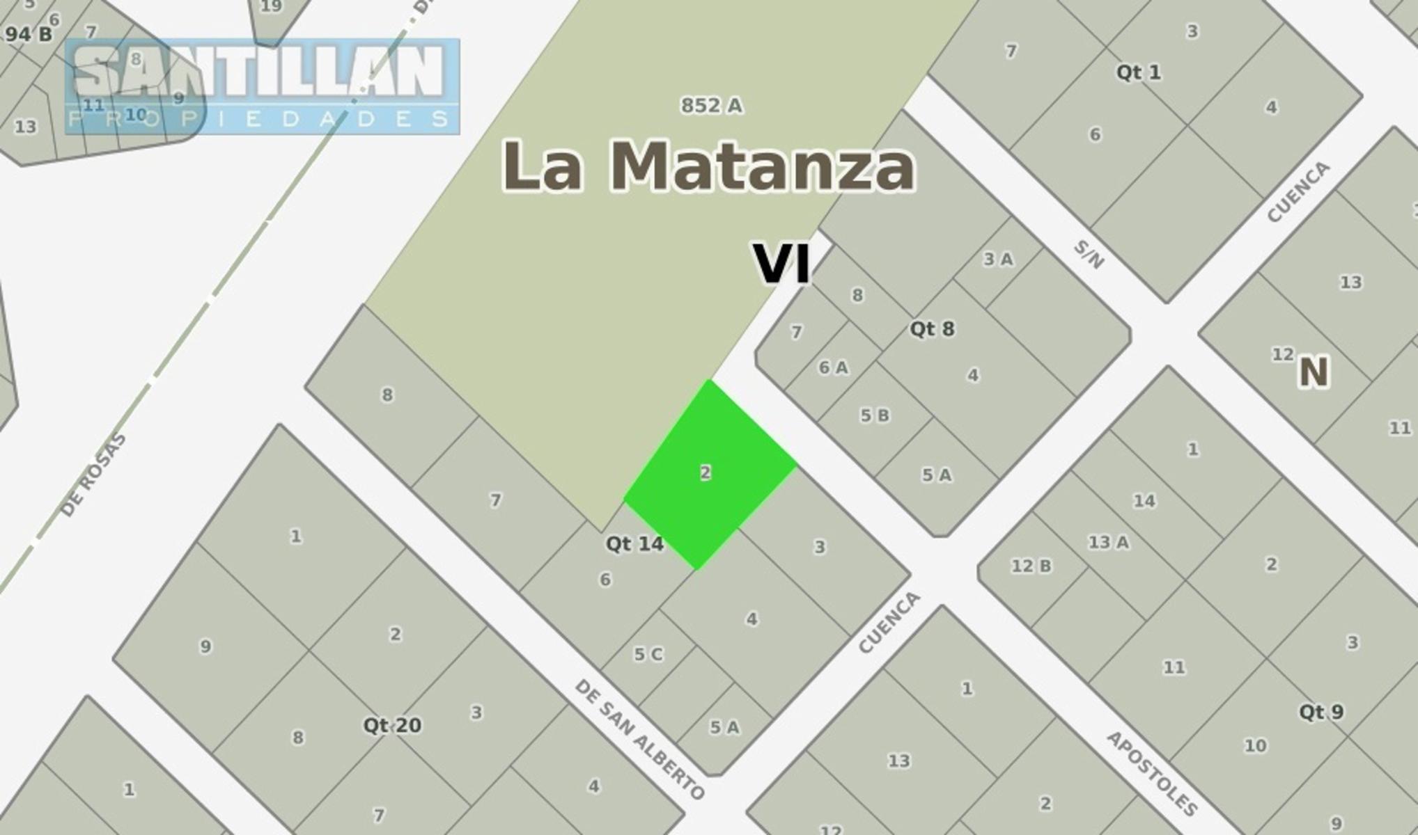 LOTE EN VENTA. BARRIO PARQUE CRUZ DEL SUR. VIRREY DEL PINO