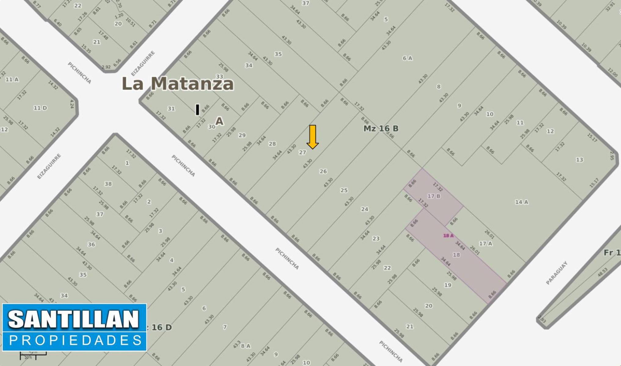 TERRENO en SAN JUSTO CENTRO - 2