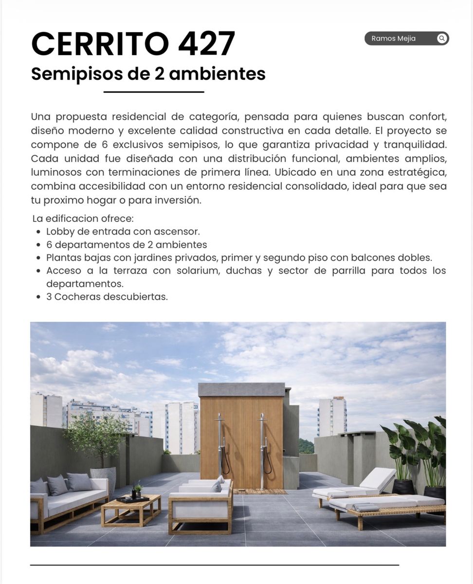 VENTA DEPARTAMENTO 2 AMBIENTES A ESTRENAR EN RAMOS MEJIA FINANCIA — foto 15