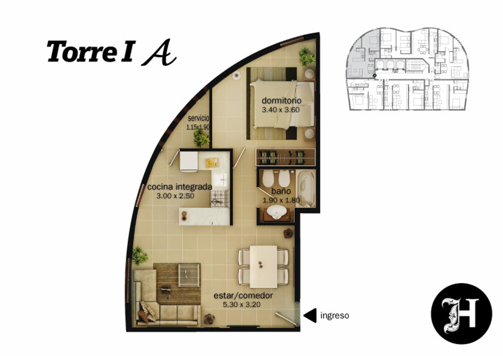 PROXIMO A NUEVA CORDOBA - 1 DORMITORIO - COMPLEJO TORRE H (GUEMES) ¡OPORTUNIDAD — foto 2