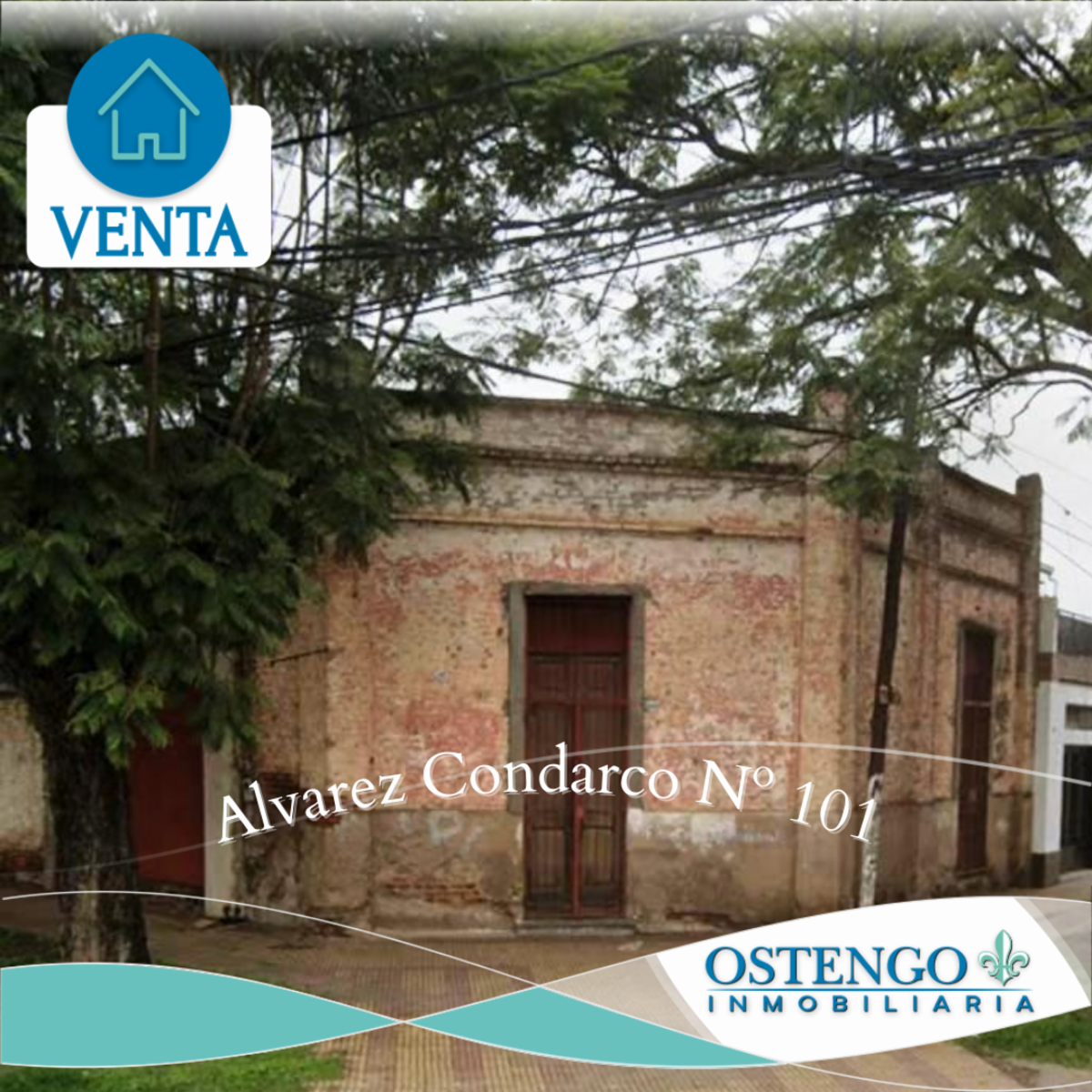 ALVAREZ CONDARCO 101- CASA ESQUINA CON GALPON