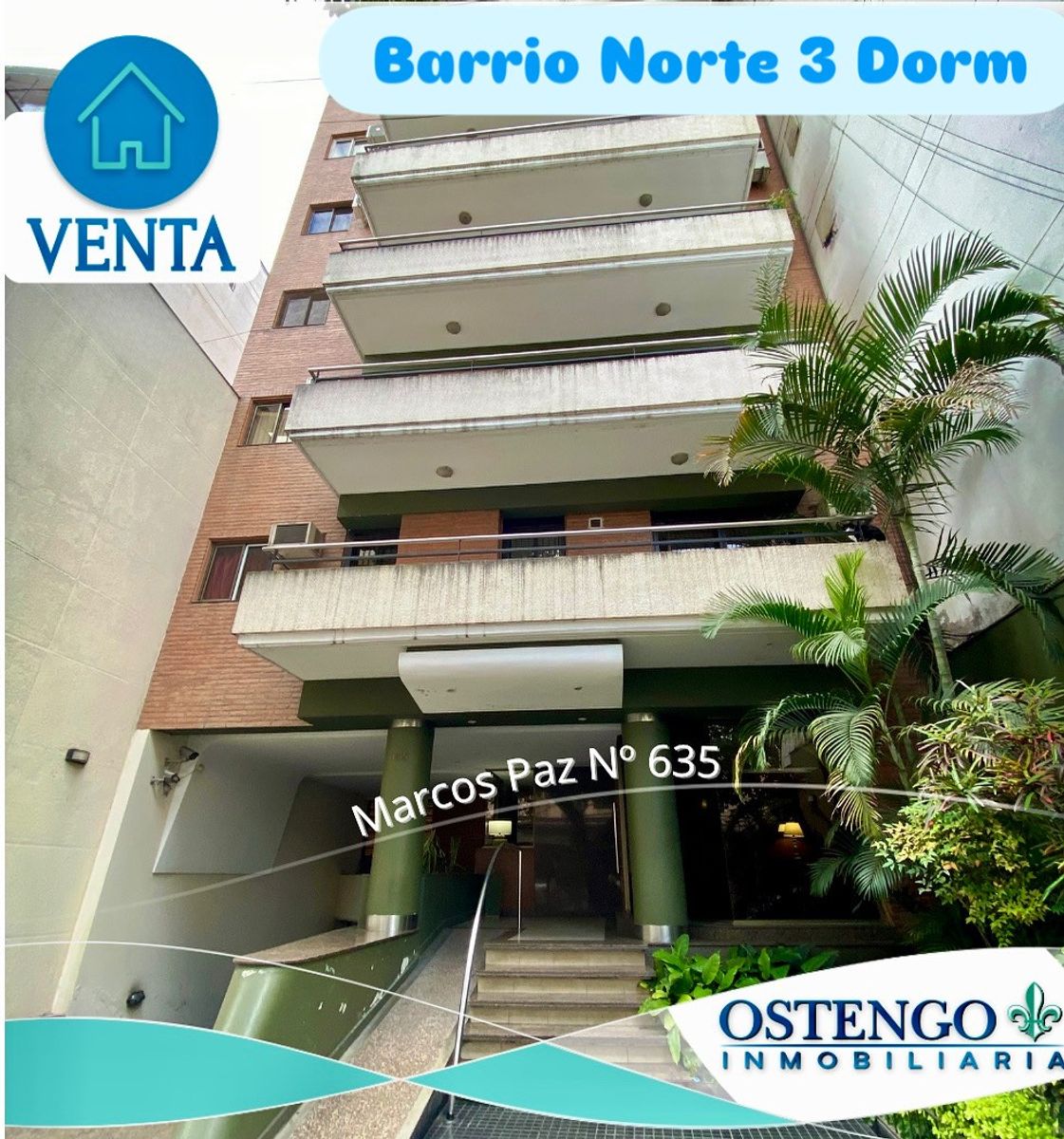 Bº Norte Excelente Departamento 3 Dormitorios con d/s — foto 2