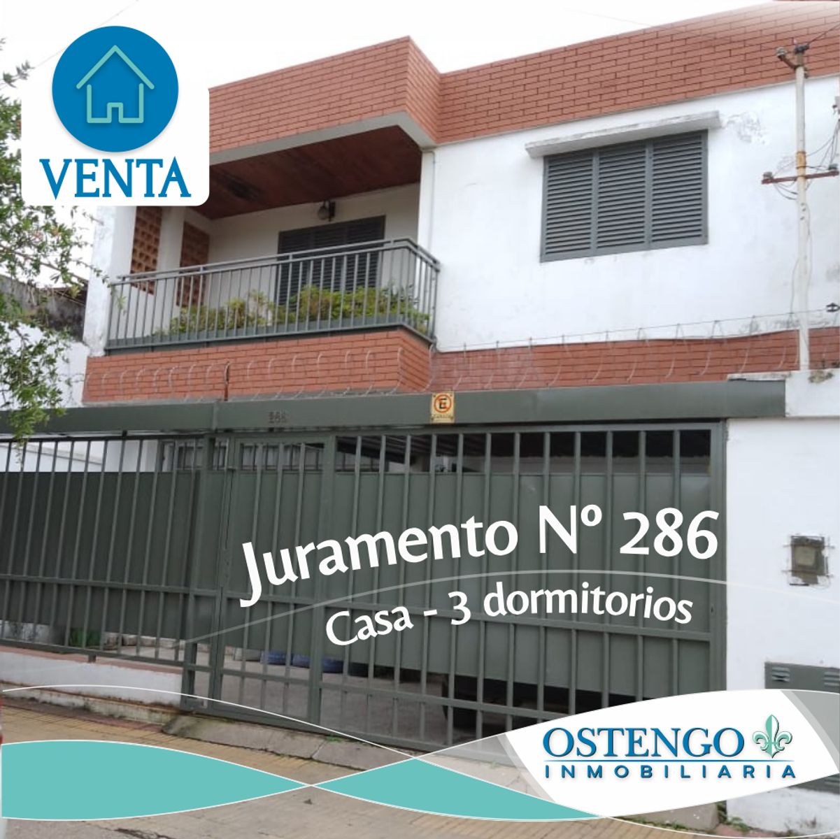 VENTA CASA - 3D - JURAMENTO 286