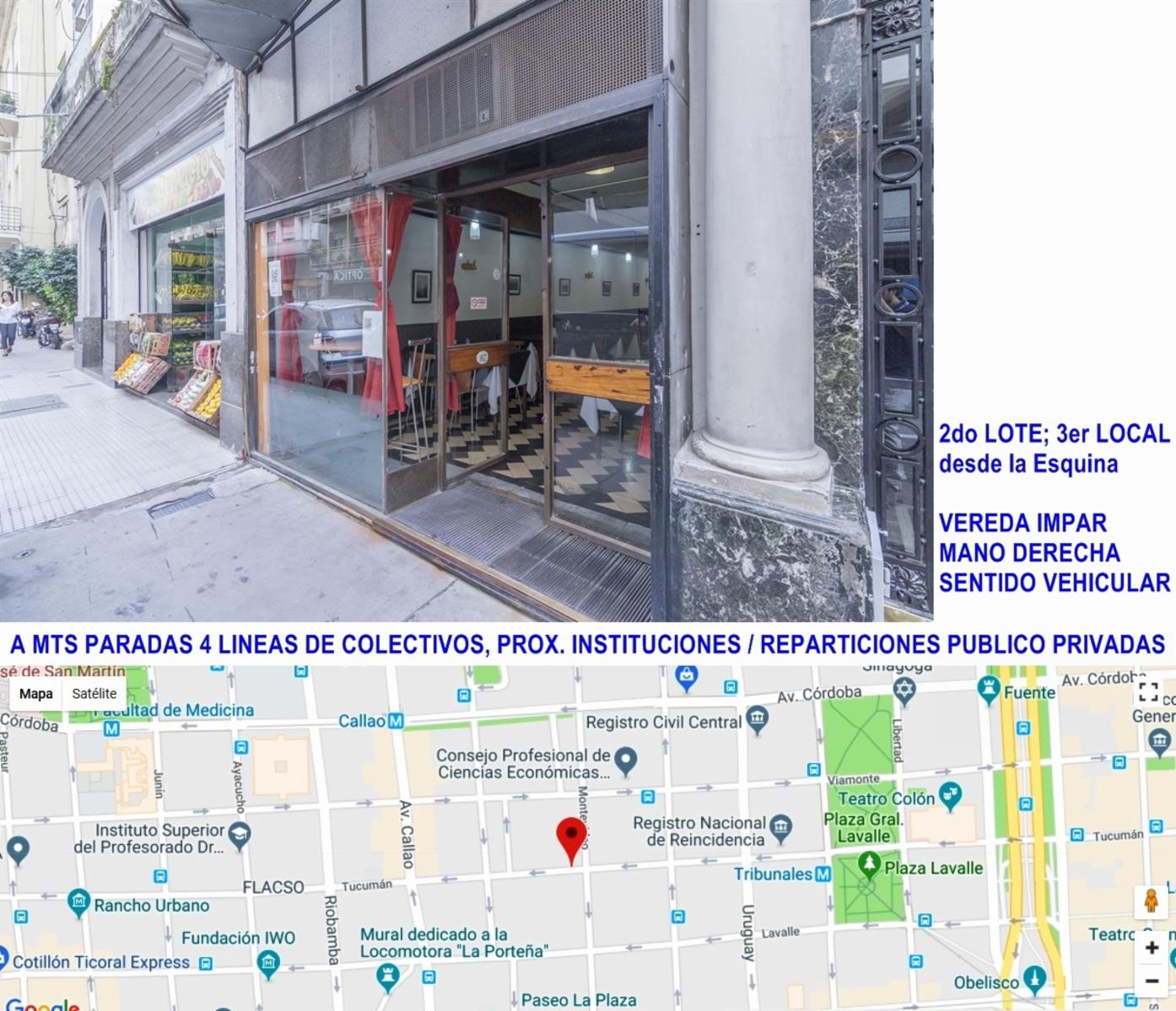 CENTRO / TRIBUNALES VENTA LOCAL 170M2 APROX APTO TODO DESTINO (GASTRONOMICO) - 2