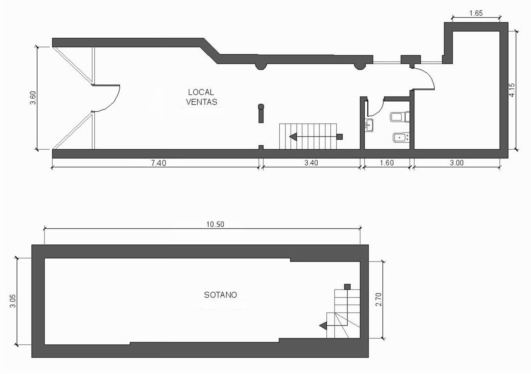LOCAL EN ALQUILER 83m2 APROX CENTRO / TRIBUNALES - 5