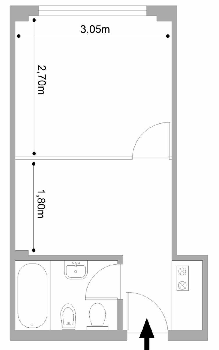 ALQUILER OFICINA AMBIENTE DIVIDIDO APTO PROFESIONAL - 3